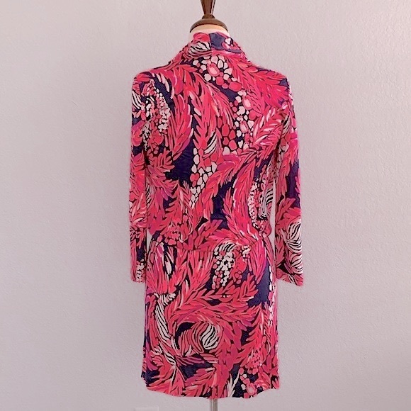 Lilly Pulitzer Felizia Silk Faux Wrap Dress - Picture 8 of 16
